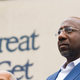 ATLANTA, GA - NOVEMBER 10: Sen. Raphael Warnock (D-GA) holds a press conference to discuss his runoff campaign on November 10, 2022, in Atlanta, Georgia. Warnock will face Republican challenger Herschel Walker in a runoff election on December 6th.